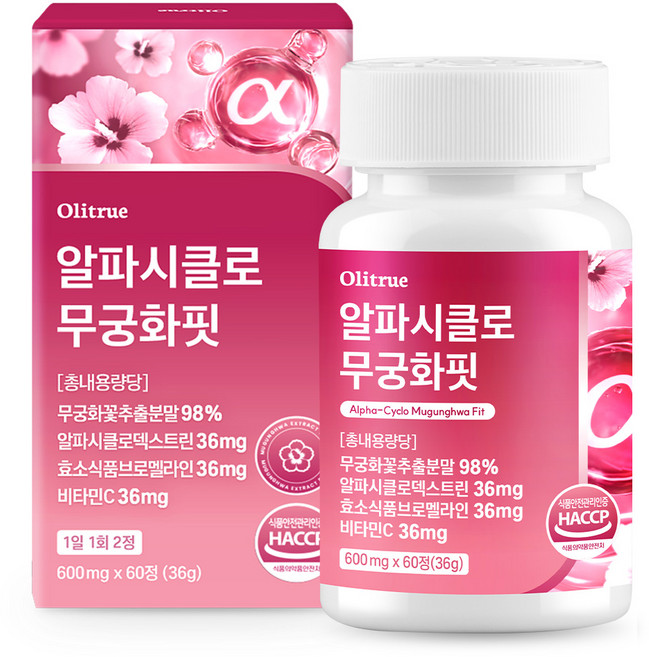 올리트루 알파CD 무궁화핏, 1개, 60정