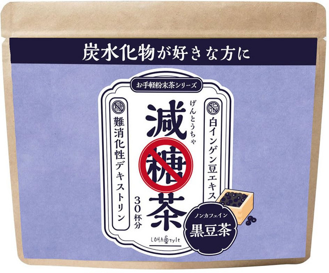 LOHAStyle(로하스타일) 감당차 시리즈 흑두차 분말 탄수화물 제한(150g 약