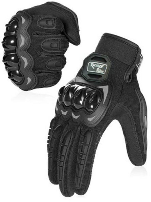 make speed 스마트폰 터치 오토바이장갑, 블랙