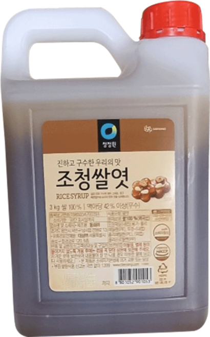 데일즈기획 대상 청정원 조청쌀엿, 3kg, 4개