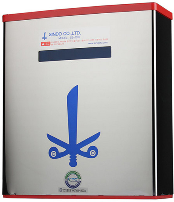 SS-101K 자외선 칼 소독기 (중) 살균기 건조기 소독기, 패드색상 랜덤배송, 1개