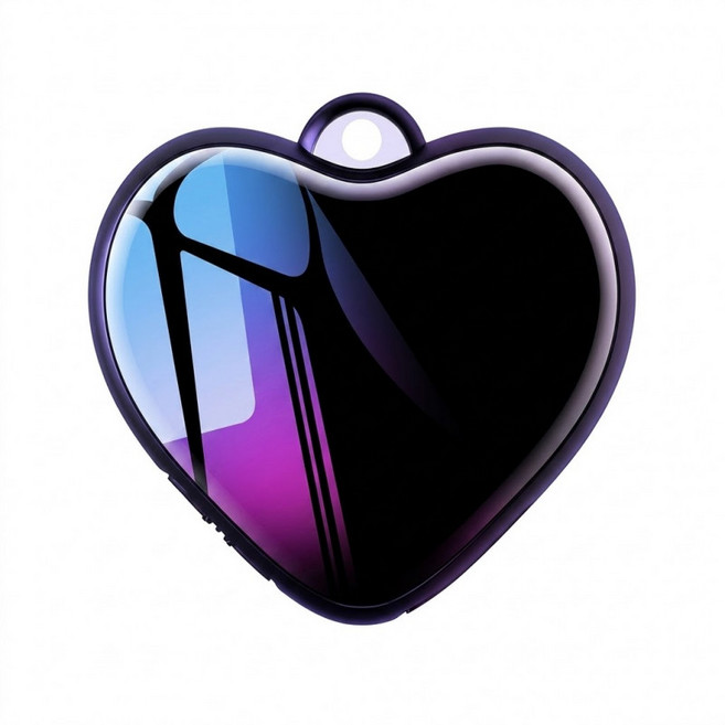 하트목걸이 미니녹음기 초소형 음성감지 8GB 스마트폰 호환, iPhone OTG 포함, 8GB 메모리