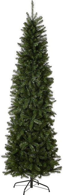 National Tree Company 인공 슬림 크리스마스 트리 그린 킹스우드 전나무 스탠드 포함 2m(6.5피트) 201912, National Tree Company 인공 슬림 크리