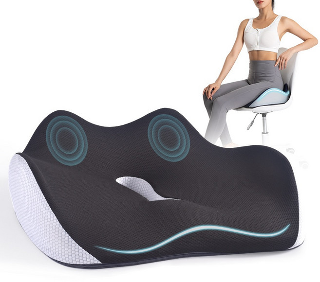3D 쿠션 치질방석 무상AS 가정용 사무실용 임산부용 차량용, 1개, 혼합 색상