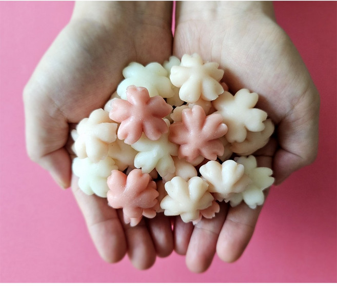 굿푸드365 국산쌀 꽃 모양 봄봄 벚꽃떡국떡, 400g, 1개