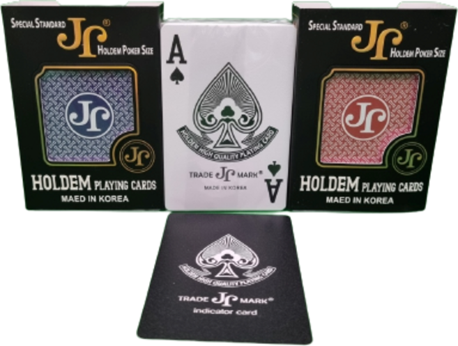 홀덤카드중에 JJ 홀덤 스페셜 JJ홀덤 플레잉카드 1set, 혼합색상, 1개
