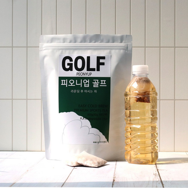아이앤티 피오니업 골프 라운딩을 함께 하는 차 10g 스포츠 티백, 1개, 30개입