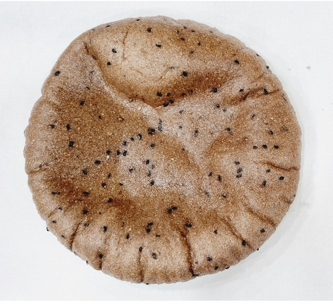 밥브레드 노밀가루 차전자 피타빵 식이섬유빵 저탄수 저칼로리 무설탕 포켓브레드2장 비건베이커리, 120g, 2개