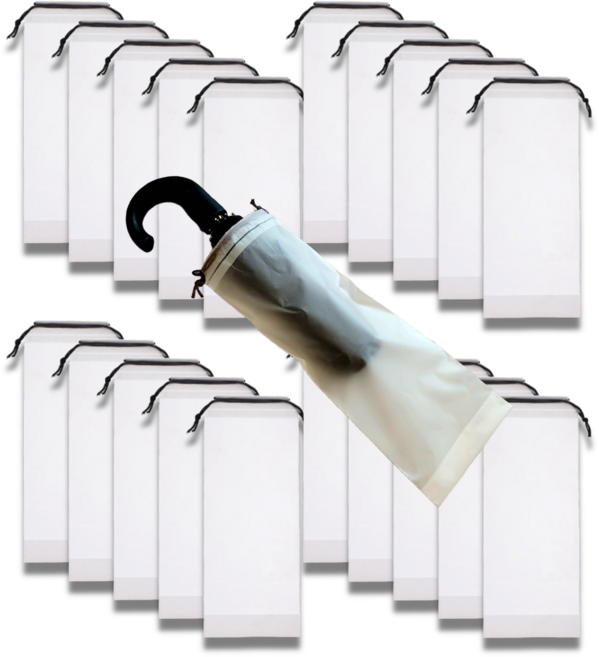 더블트리 다회용 3단 우산 방수커버, 20개