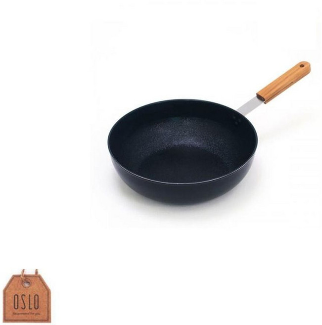 오슬로 에코라믹 IH 궁중팬 26cm 우드손잡이 인덕션용 jck88452LZ
