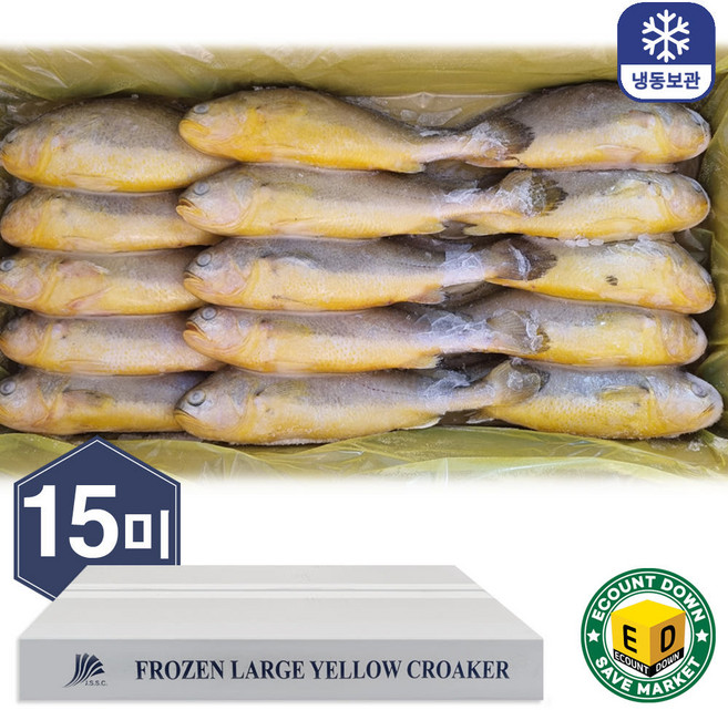 냉동 부세 조기 굴비 한박스, 1박스, 3.4kg (15미)