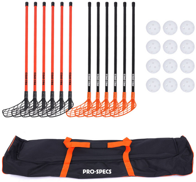 프로-스펙스 플로어 하키 세트 소프트하키 플로어볼 스틱 볼, 1개
