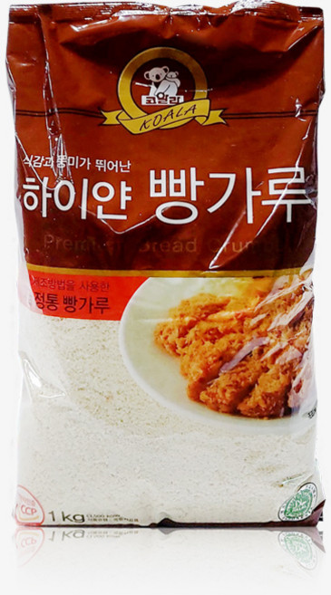코알라 하이얀 빵가루 1Kg 일식용빵가루 돈까스용빵가루 튀김용빵가루, 1개