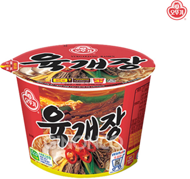 오뚜기 육개장 용기 간편식 간편식 야식 사무실 PC방간식 110G 1개