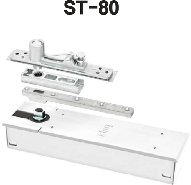 삼화정밀 ST-80 최고급형 현관문 강화유리 플로어힌지, 1개