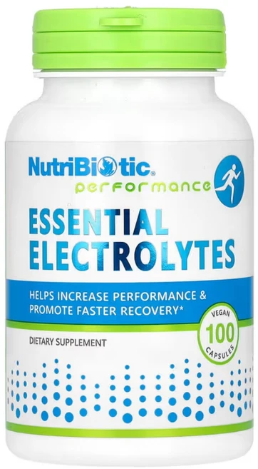 뉴트리바이오틱 운동 능력 필수 전해질 100캡슐 비타민C 칼슘 마그네슘 아연 클로라이드 칼륨, 100정, 1개 - 쿠팡