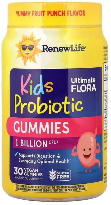 리뉴라이프 어린이용 터미구미젤리 프로바이오틱 라즈베리 구미젤리 30개, REN12218, 1개, 30회분 - 쿠팡
