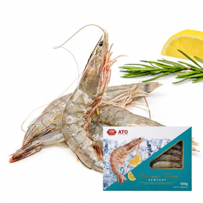 냉동 흰다리새우 Tom The Chan Trang 500g 새우볶음 해산물요리용, 5박스