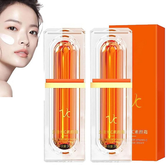 Siemzon 5종 비타민C 톤업 크림 기미 잡티 커버 미백 주름개선 케어, 2개