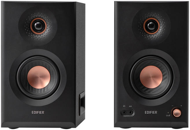 에디파이어 MR5 트라이앰프 파워 스튜디오 모니터 스피커 글로벌버전 EU 유럽형 플러그 220V, 블랙