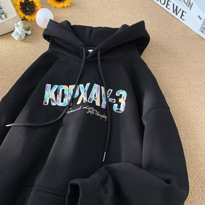 帽t男 韓版日系連帽上衣 男女秋冬季 美式帽t