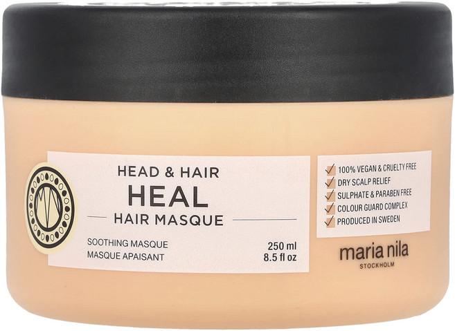 몸관리하세요 겨울입니다 Maria Nila 헤드 & 헤어 힐 수딩 헤어 마스크 250ml(8.5fl oz) 특별관리진행, MariaNila헤드헤어힐수딩헤어마스크250ml85fl