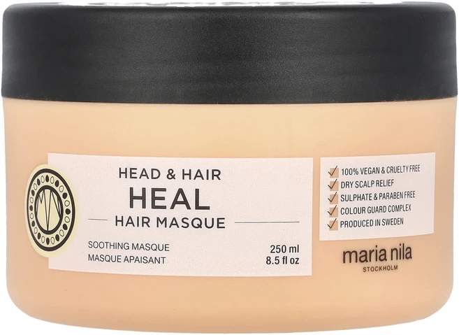 몸관리하세요 겨울입니다 Maria Nila 헤드 & 헤어 힐 수딩 헤어 마스크 250ml(8.5fl oz) 특별관리진행, MariaNila헤드헤어힐수딩헤어마스크250ml85fl - 쿠팡