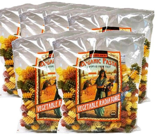 미국 트레이더조 Trader Joe's Vegetable Radiatore 베지터블 라디아토리 파스타, 6개