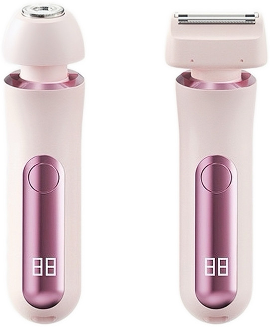 커채 제모기 비키니라인 면도기 Y존 전기면도기 모근제거기 QGY-004, 1개, 핑크