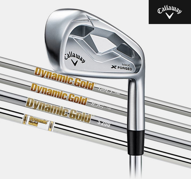 [주문제작]캘러웨이 X-포지드 맥스 스틸 아이언[남성용][DYNAMIC GOLD], 7번 120 S200
