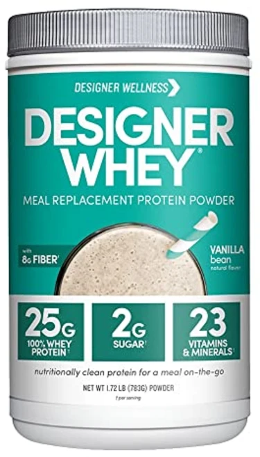 Designer Wellness Designer Whey Protein Meal Replacement Powder Organic Superfood Complex Carbs, 1개, 바닐라 - 쿠팡