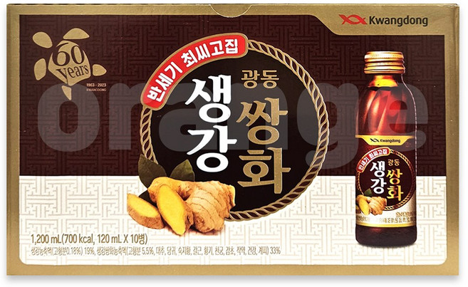 광동제약 광동 생강쌍화, 10개, 120ml