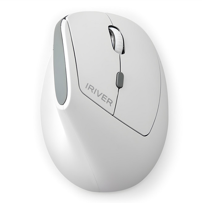 아이리버 여성용 손목보호 작은손 무선 버티컬 마우스 EQwear-Lady Vertical Grip EV15, 화이트