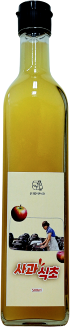 문경사과식초 천연 발효식초 애사비 애플사이다비니거 500ml, 1개