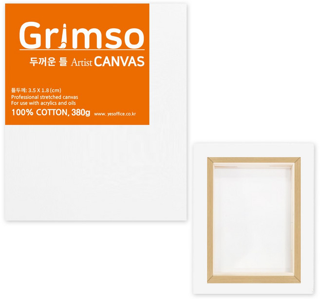 두꺼운 틀 인물형 F형 캔버스 유화 아크릴 미술용 정식왁구 전문가용 면천캔버스, 1개, 12호