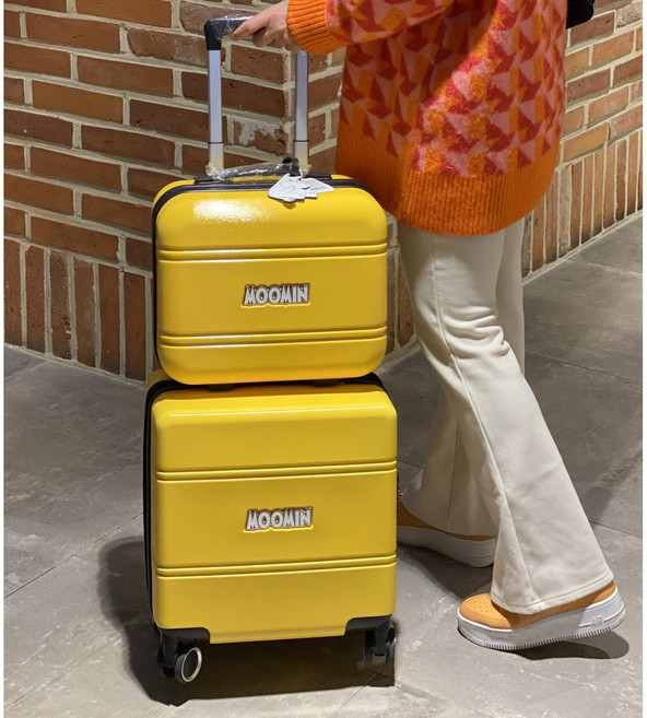 MOOMIN 무민 레디백 기내용 18인치 확장형 미니캐리어 2종세트