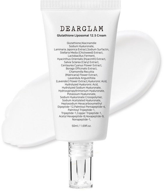 디어글램 글루타치온 리포좀 12.5 수분 진정 크림, 2개, 50ml