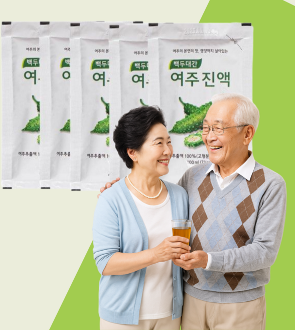 시골장터 여주즙 여주진액 국내산 여주차 백두대간, 60개, 100ml