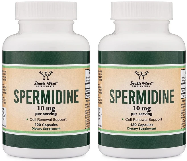 더블우드 스페르미딘 10mg, 120정, 2개 - 쿠팡