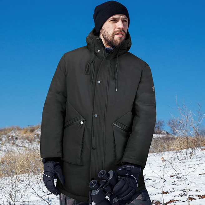 쟌피엘 에스텔라 사파리 롱패딩 깔끔한 야상점퍼