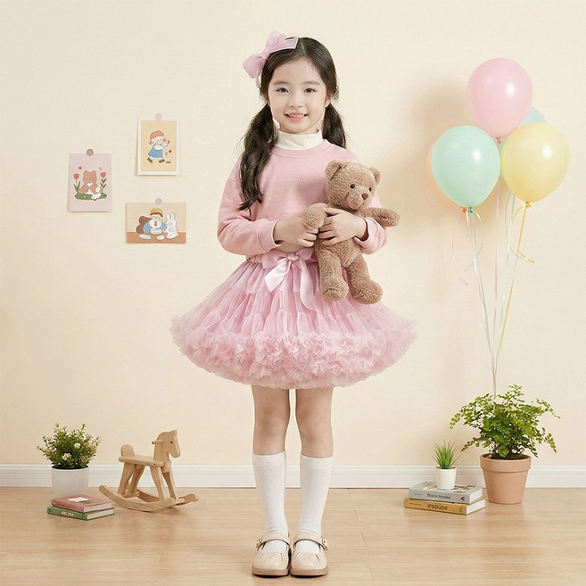 켈리미 26new신상 여아 튜튜 캉캉 샤 스커트 치마 옷