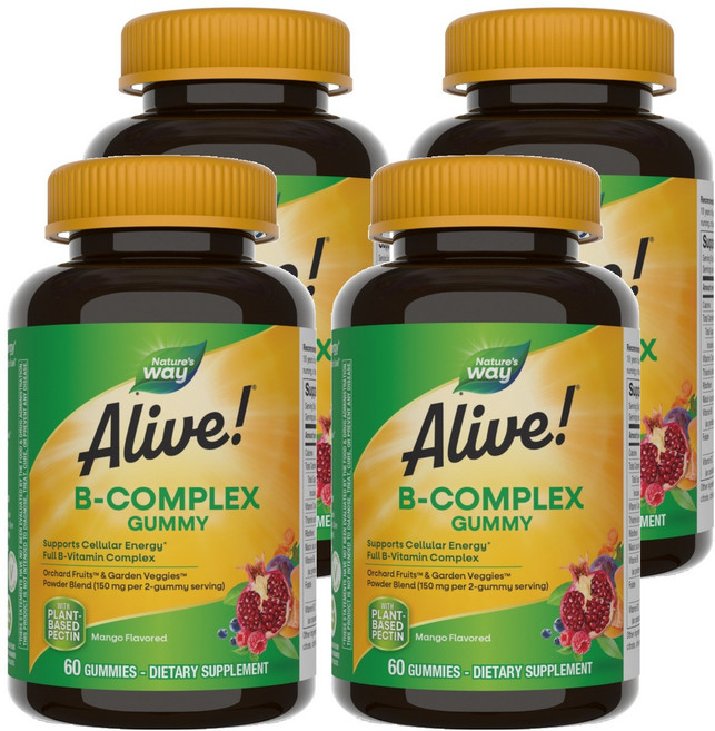 네이쳐스웨이 얼라이브! B-컴플렉스 구미, 4개, 60정