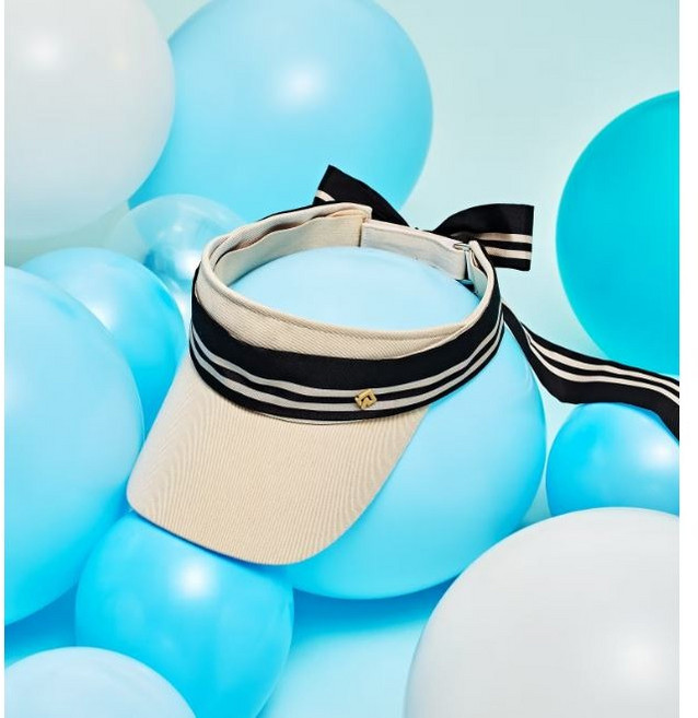 레노마골프 여성 라인배색 리본 바이저 RWACN5804-509, 1개, BE