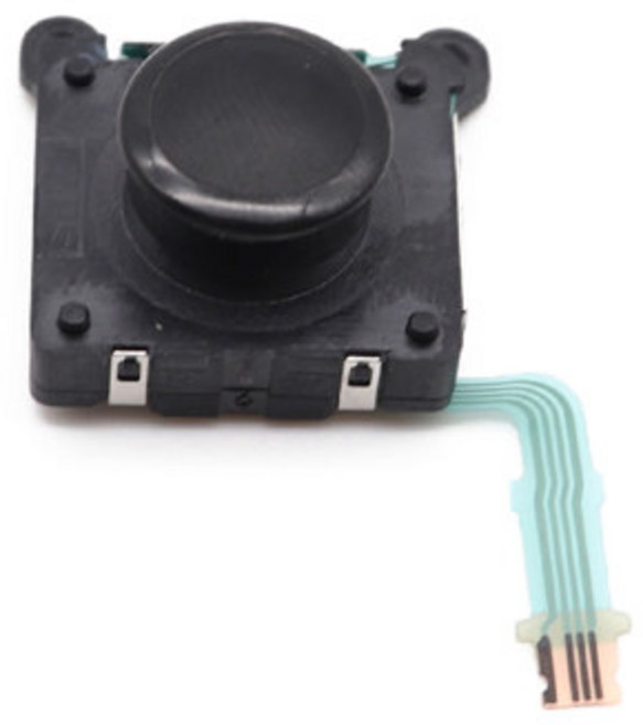 소니 플레이 스테이션 PS Vita PSV 2000 드롭 선박에 대한 왼쪽 오른쪽 3D 버튼 아날로그 제어 조이스틱 스틱 교체, 1개, 3) Original black, [02] Original  Black