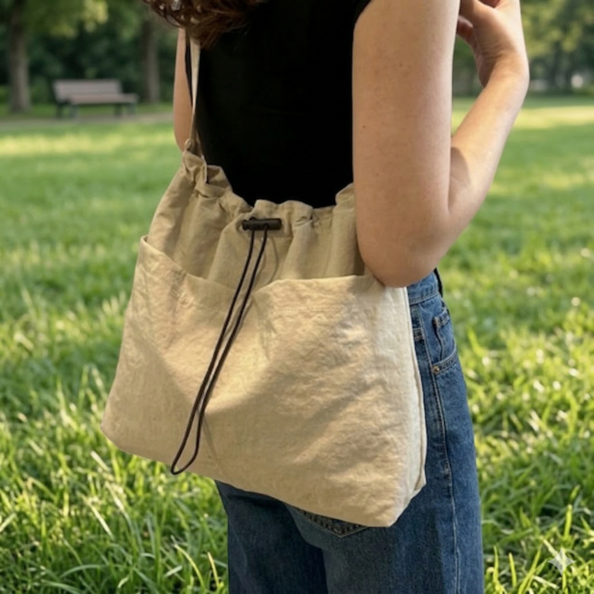 라벤느 가벼운 데일리 크로스 버킷백