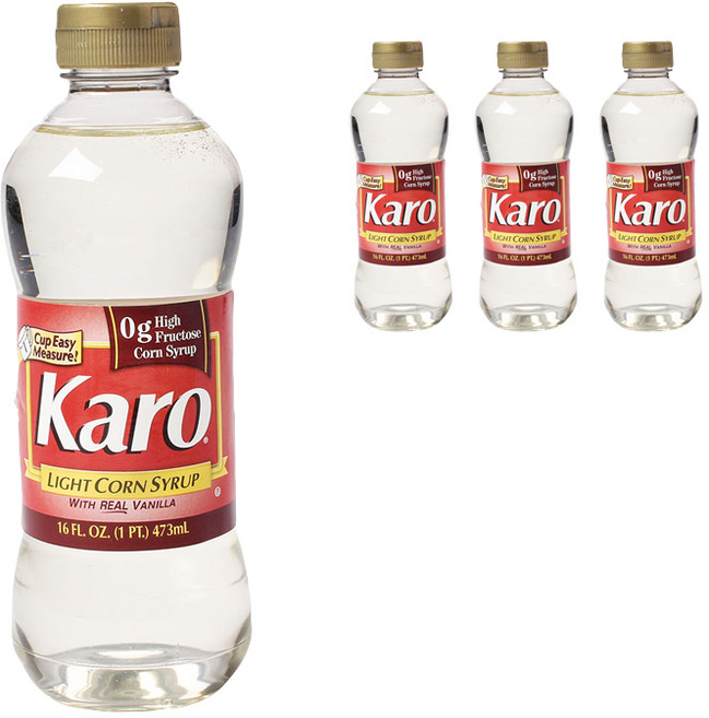 카로 라이트 콘 시럽 리얼 바닐라 글루텐 프리, 4개, 473ml