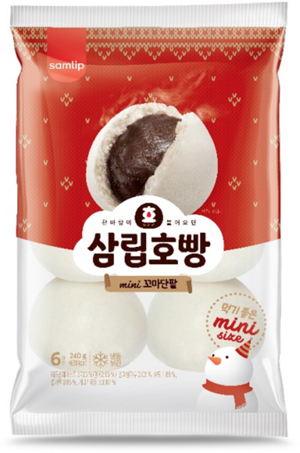 (냉동)[삼립]호빵 미니꼬마(단팥)6개입x6개, 240g, 1개