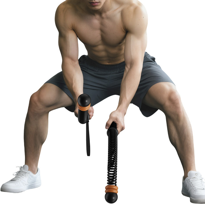 메인워크 가정용 강도조절 배틀로프 홈트 크로스핏 유산소 전신 로프 운동기구, 블랙