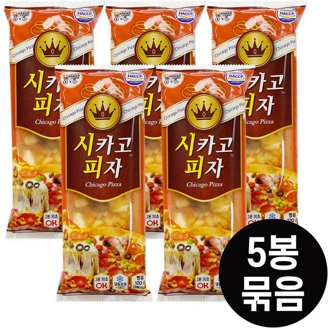 대신 냉동 시카고피자 120g x 5팩, 5개