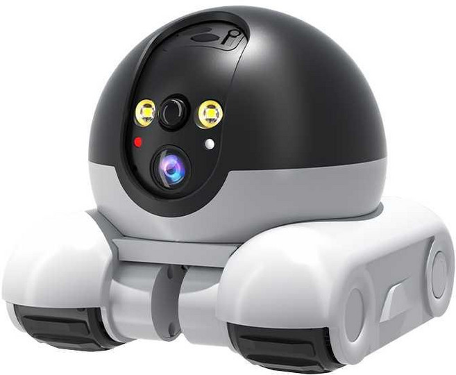 홈캠 강이지 무선 휴대용 모니터 스마트 개선형 펫캠 업그레이드 4G 로봇 카메라, 1개, 표준 4G 로봇 카메라